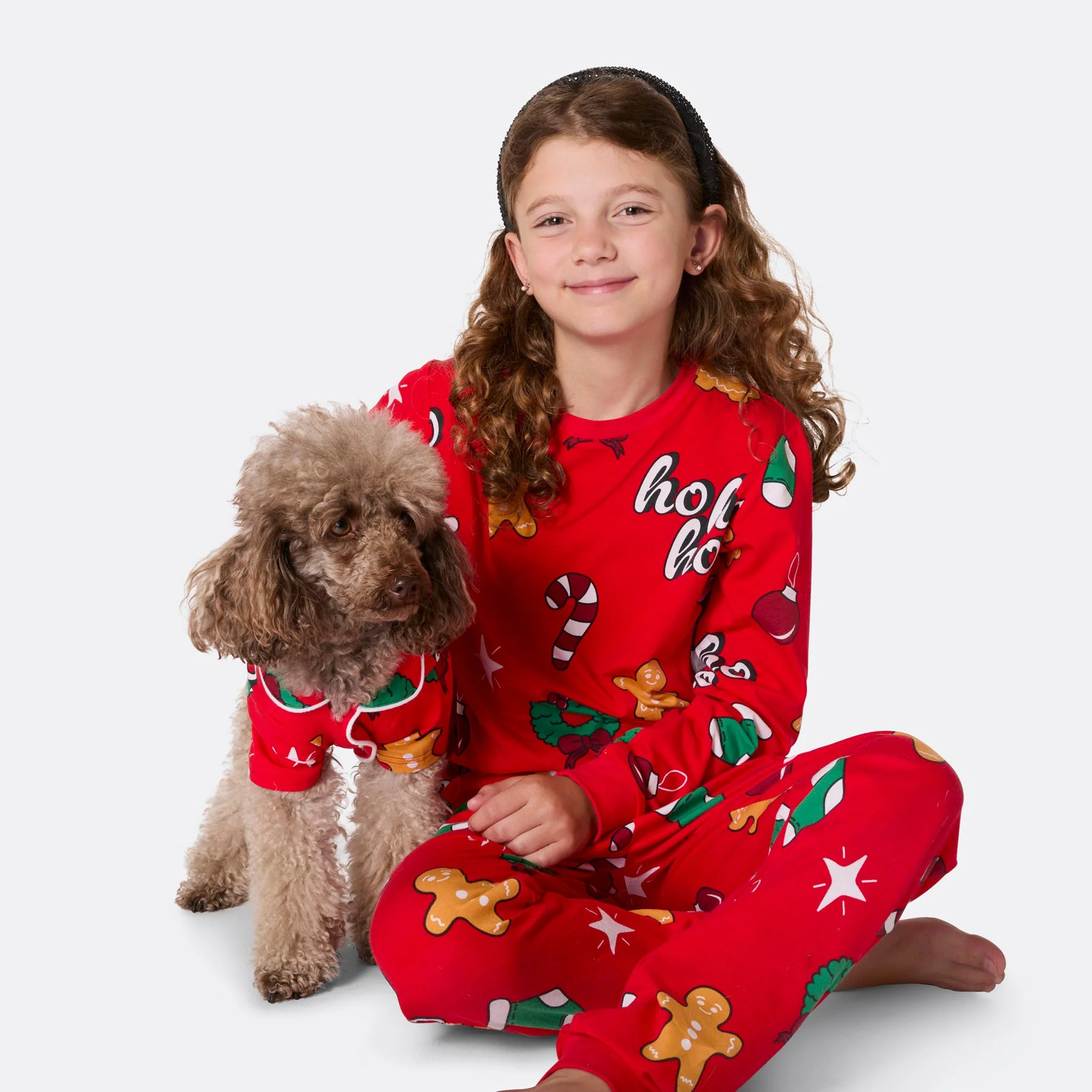 Dogs' Red Hohoho Christmas Pyjamas - Image 5