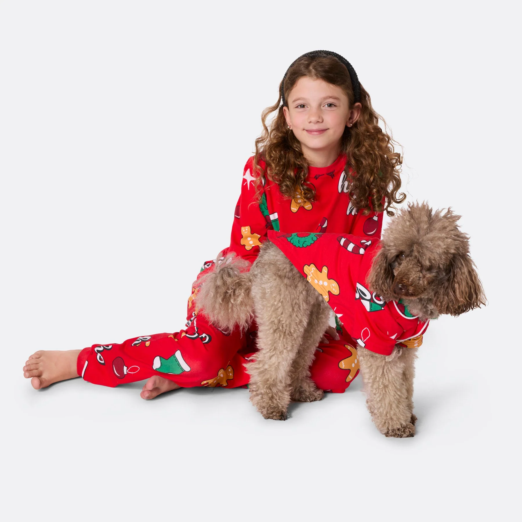Kids' Red Hohoho Christmas Pyjamas - Image 4