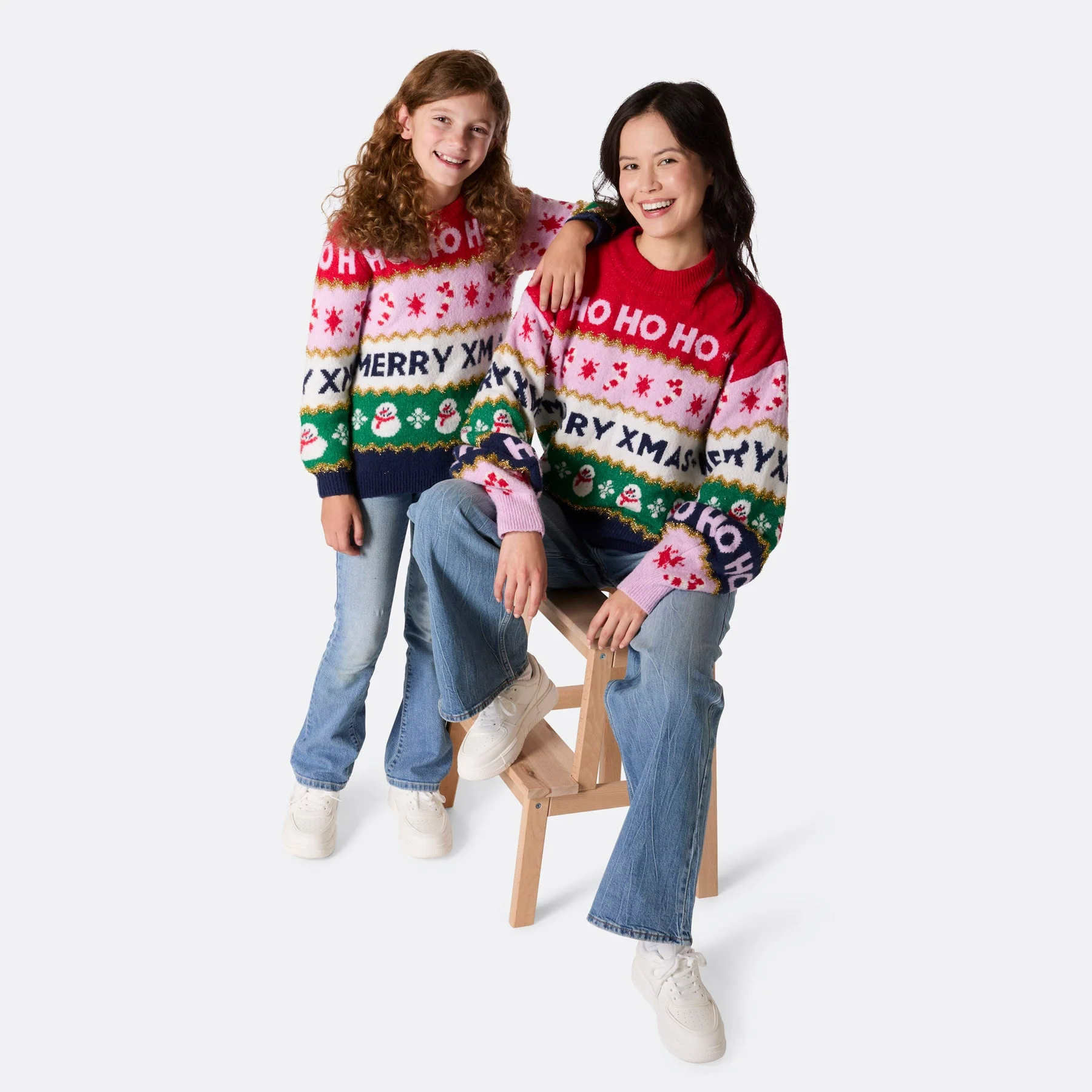 Kids' Striped Christmas Sweater - Image 7