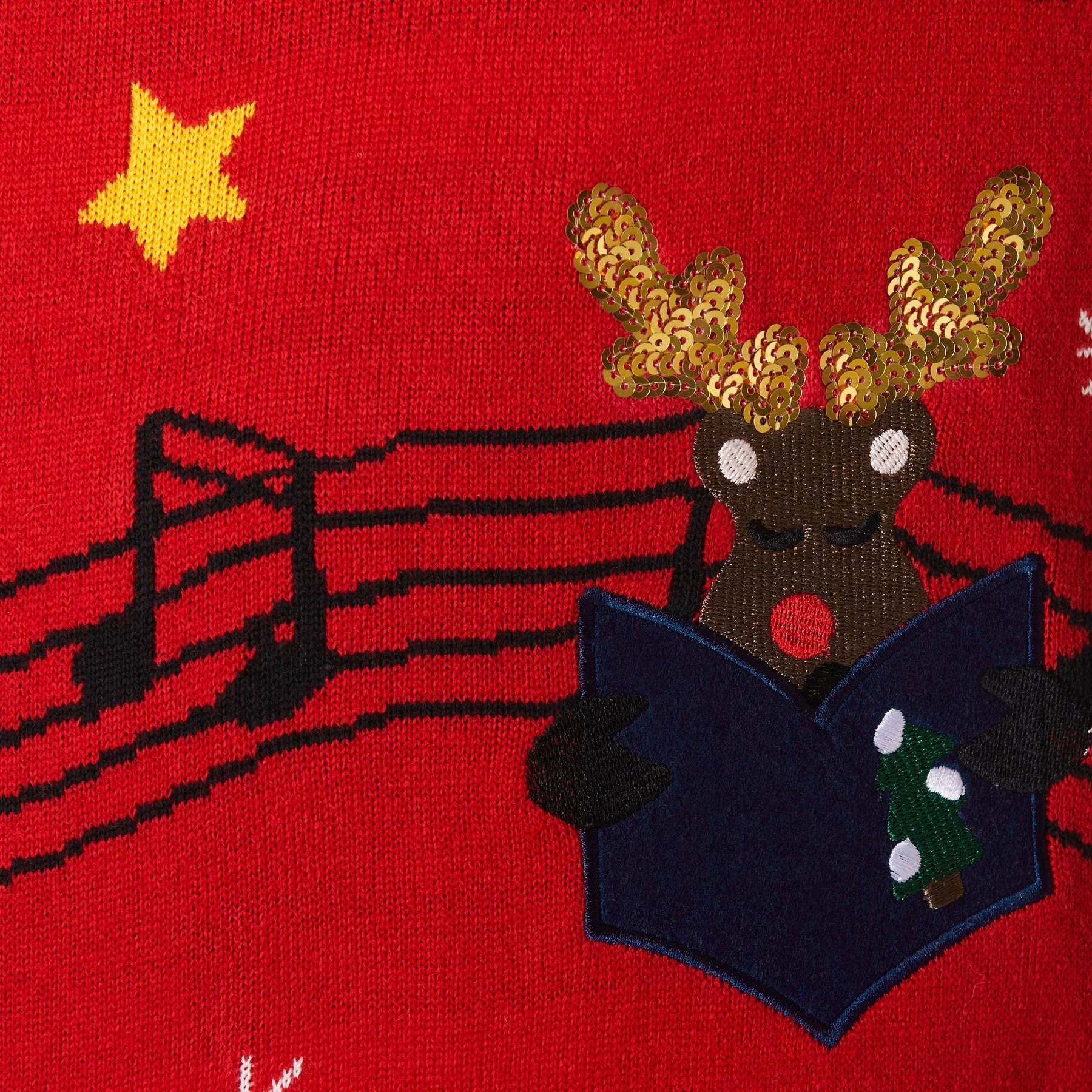 Men's Fa-la-la Christmas Waistcoast - Image 5