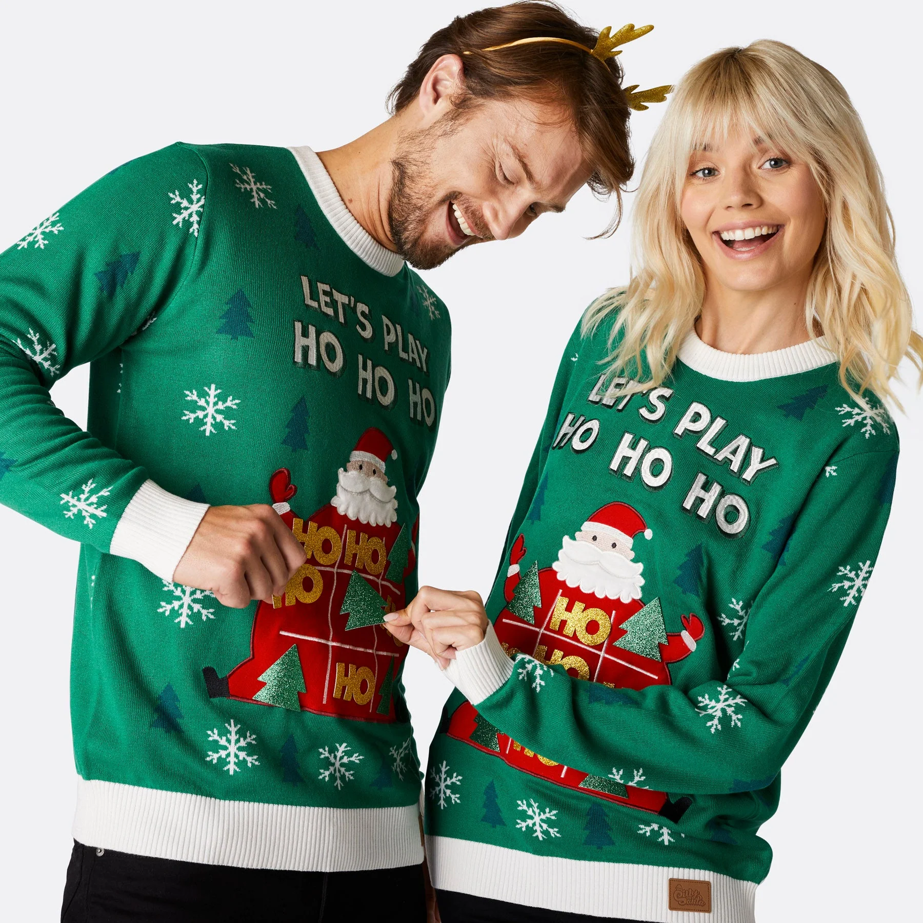 Men's Ho Ho Ho Christmas Sweater - Image 3