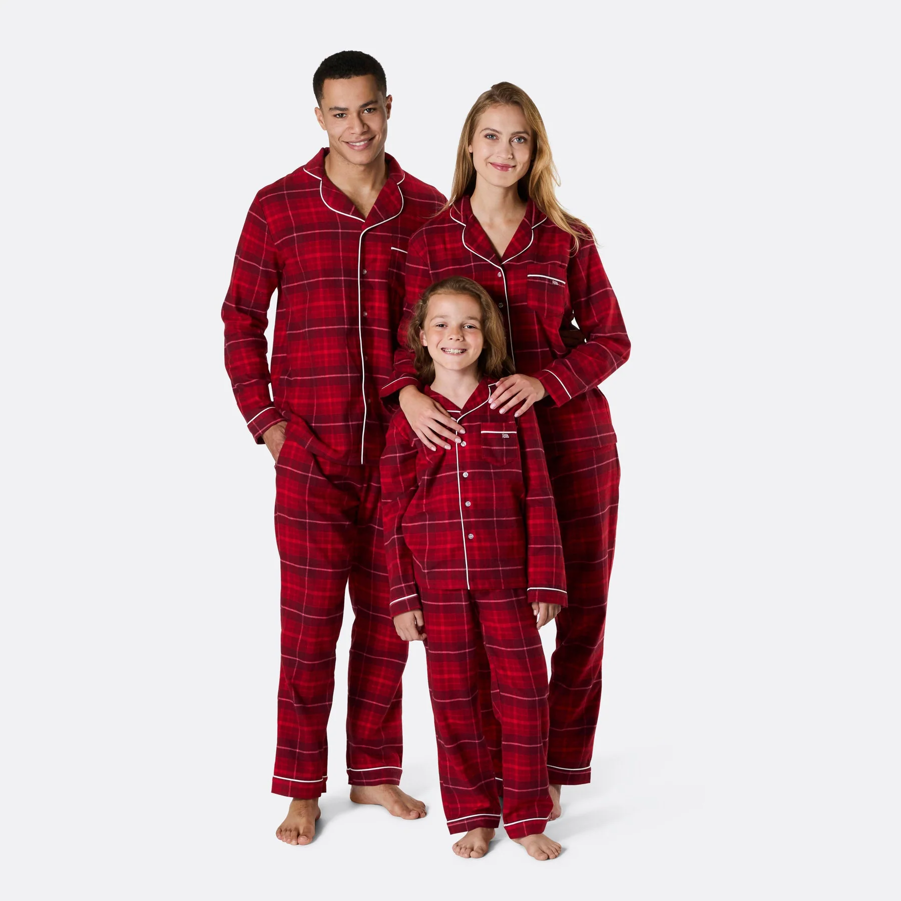Men's Red Flannel Christmas Pyjamas - Image 6