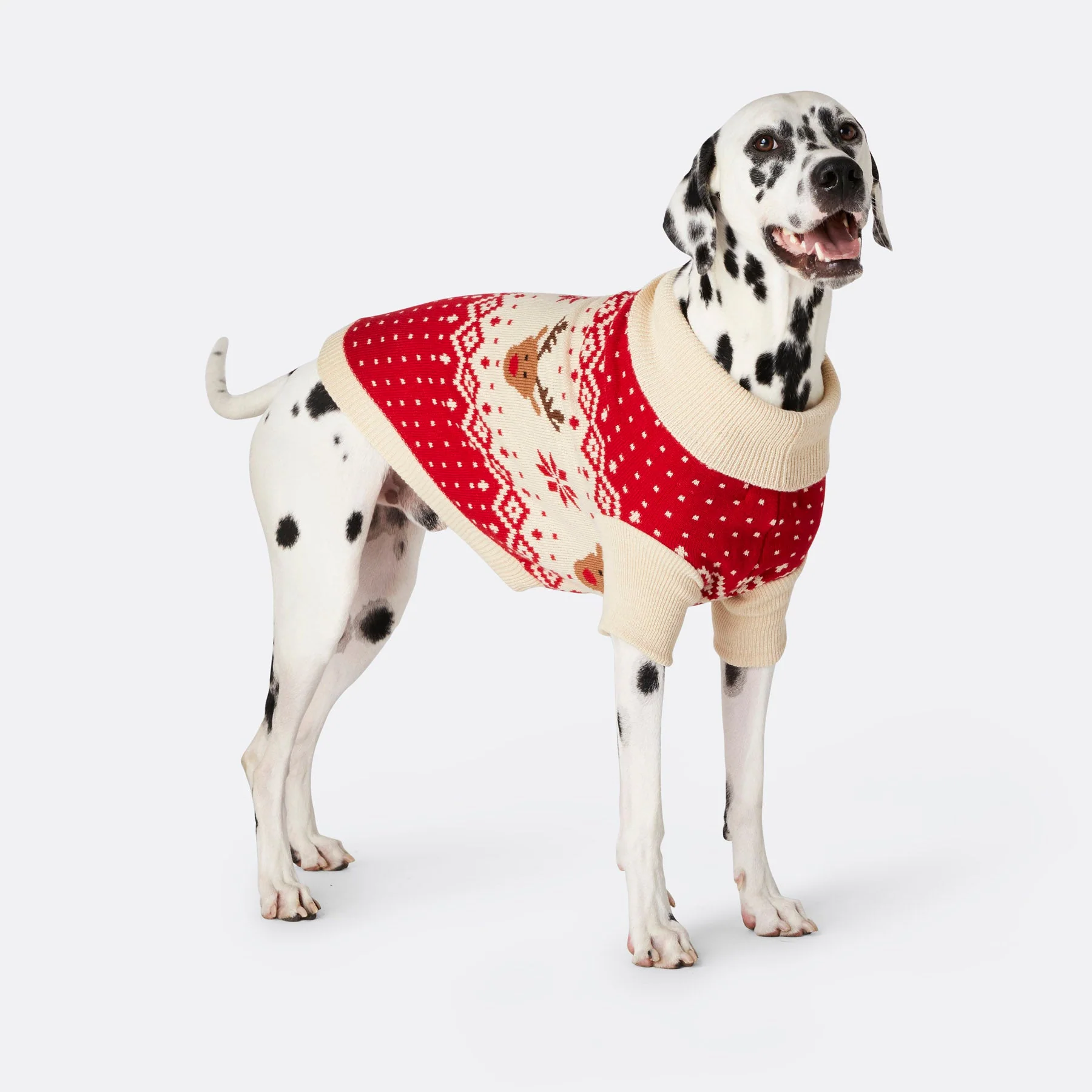 Retro Reindeer Christmas Sweater for Dogs - Image 2