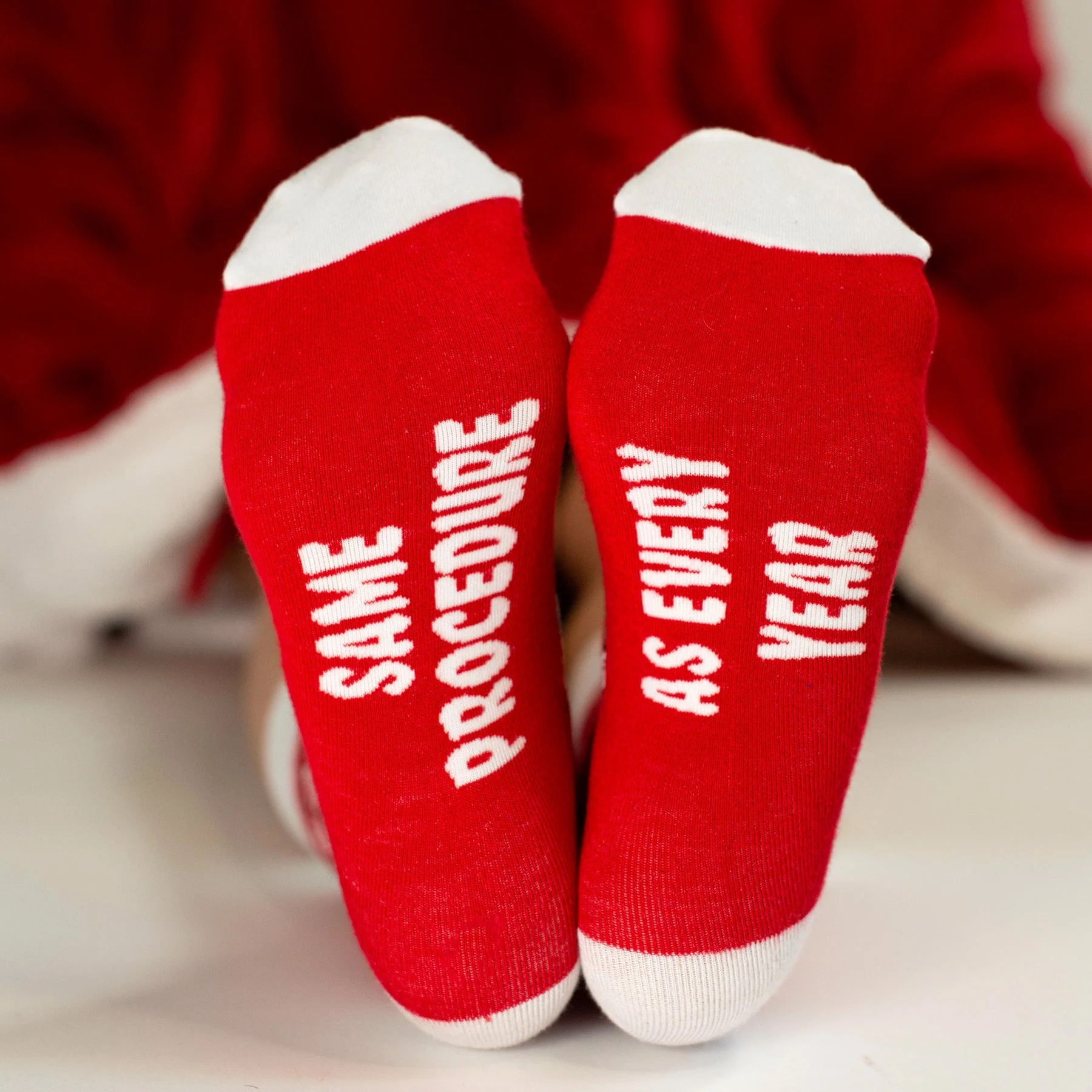 The 90th Birthday Christmas Socks