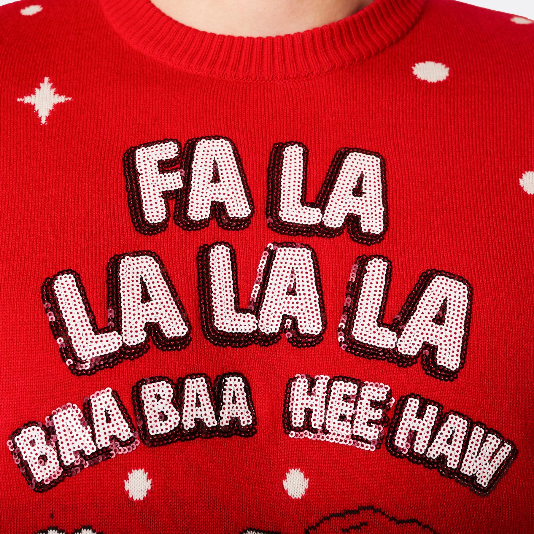 Women's Baa Baa Christmas Sweater - Image 5
