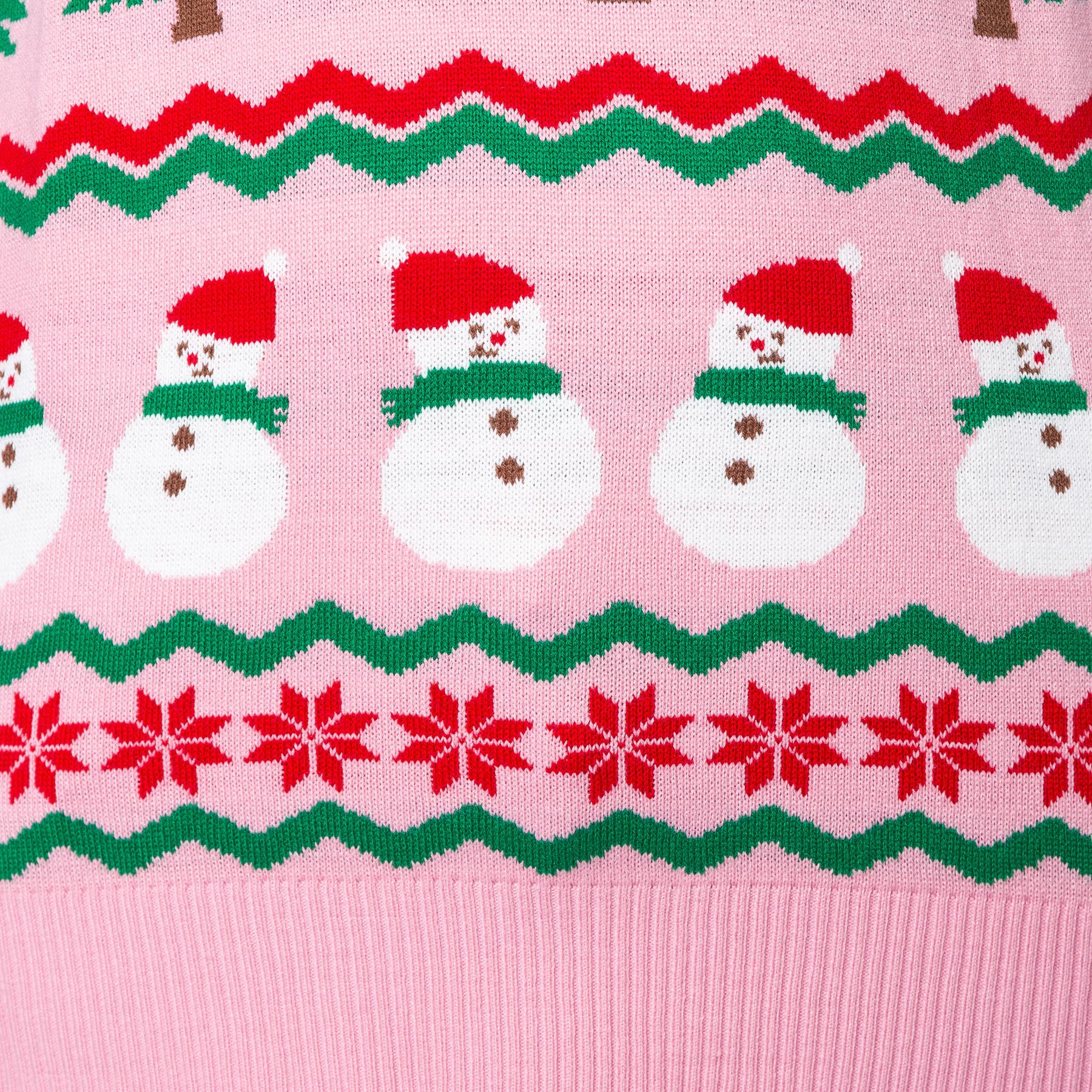 Women's Pink Ugly Christmas Sweater - Image 5