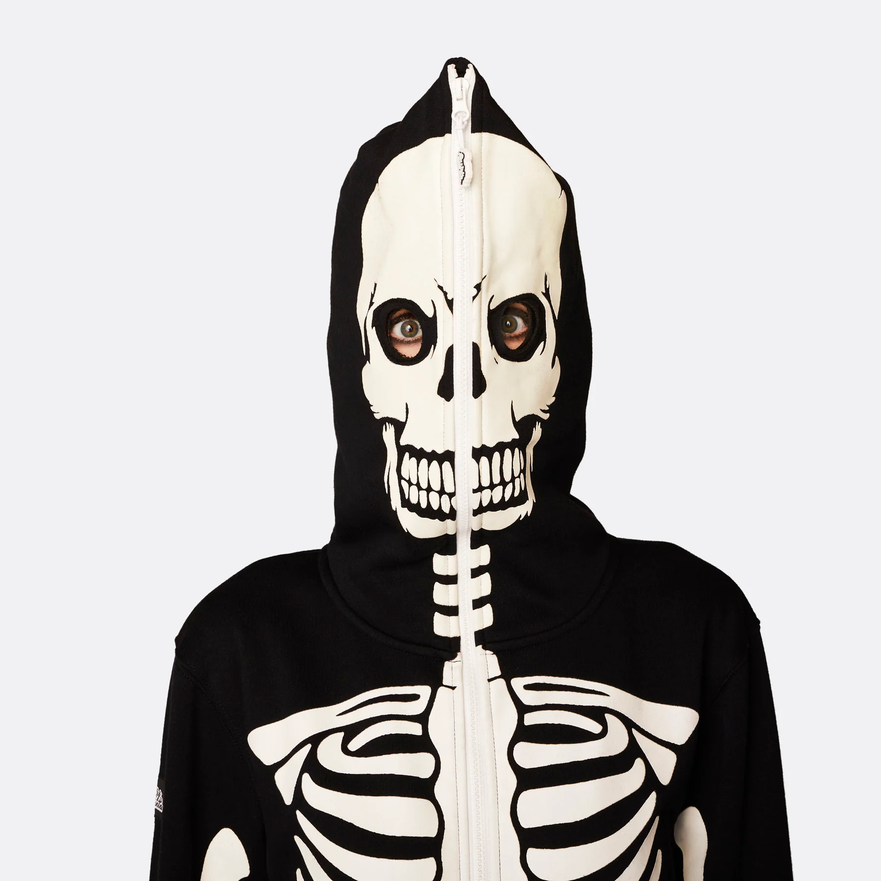 Womens Skeleton Halloween Onesie - Image 7